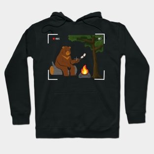 Grizzly Bear Enjoying Snack Hoodie